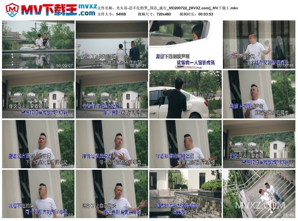 光头易-忍不住的哭_国语_流行_MD200722